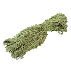 Искусственный пеньковый шнур сделай сам с зелеными листьями, свадебное украшение, Рождественское украшение, джутовый шнур-шпагат из пеньковой веревки ручной работы