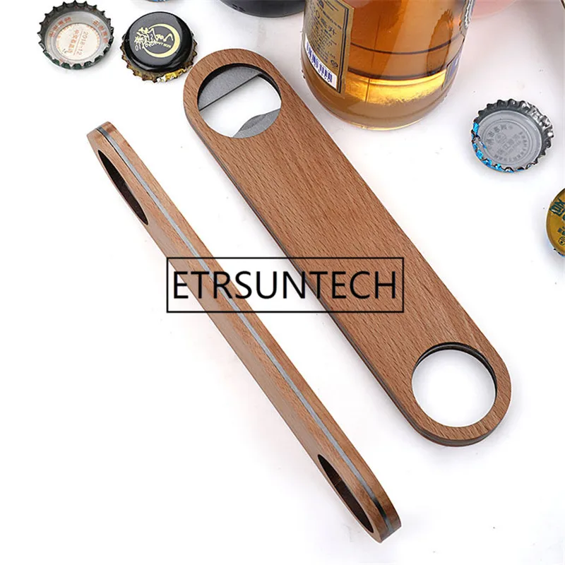 60 шт./лот новая идея пользовательский деревянный нож для бара открывалка пивных