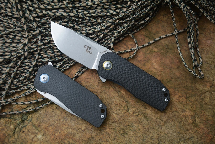 Складной нож из углеродного волокна с ручкой TC4 2 56 дюйма|knife 2|folding knifeoutdoor camping knife |