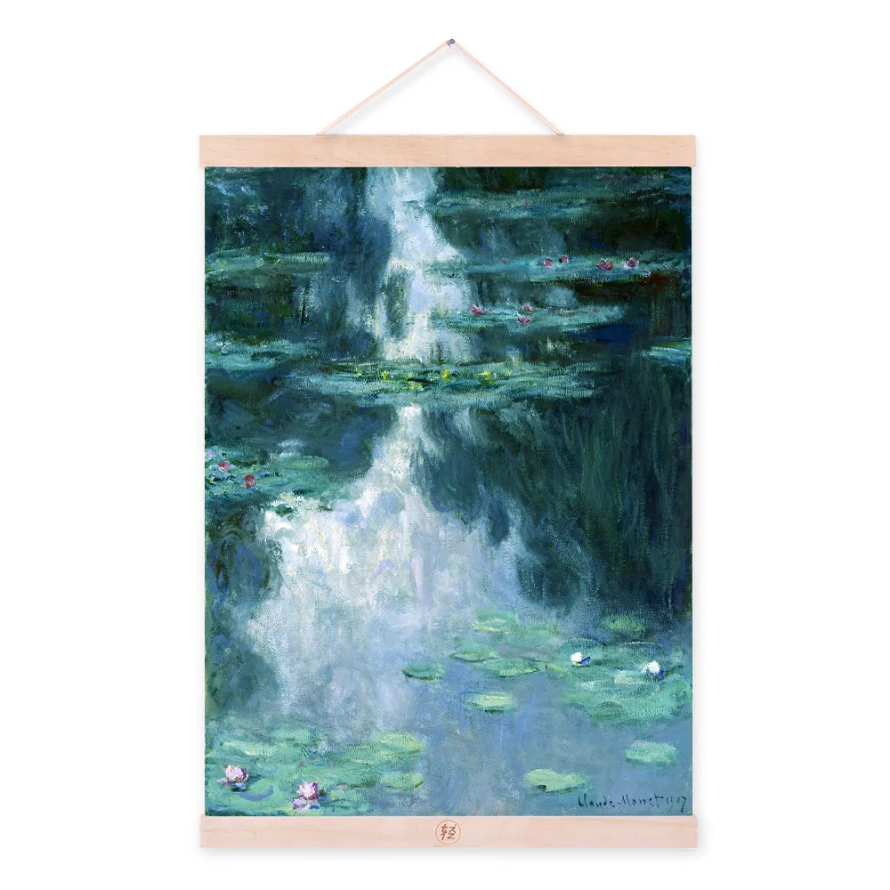 Современный Импрессионизм Клод Моне лилий пруд пейзаж A4 художественные принты