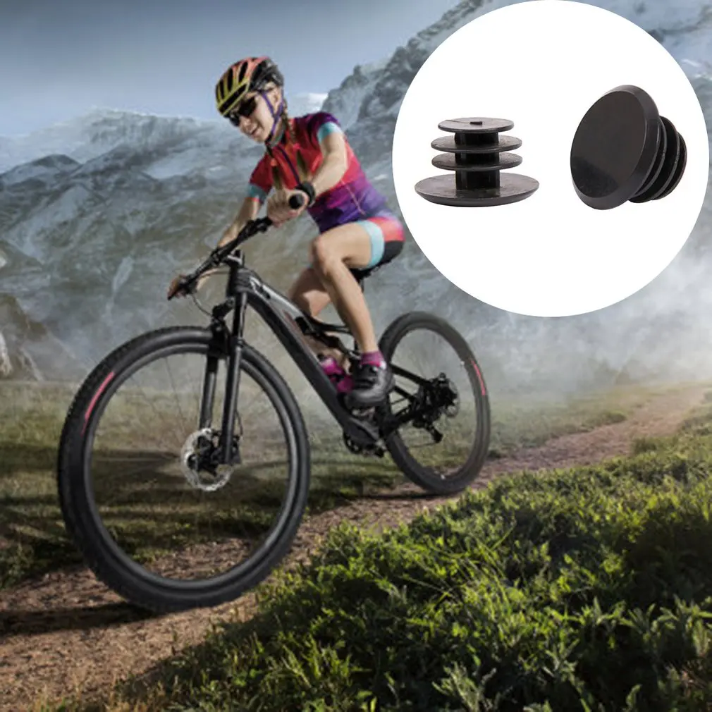 1 пара MTB руль для шоссейного велосипеда конец Вилки крышки пластиковая ручка из