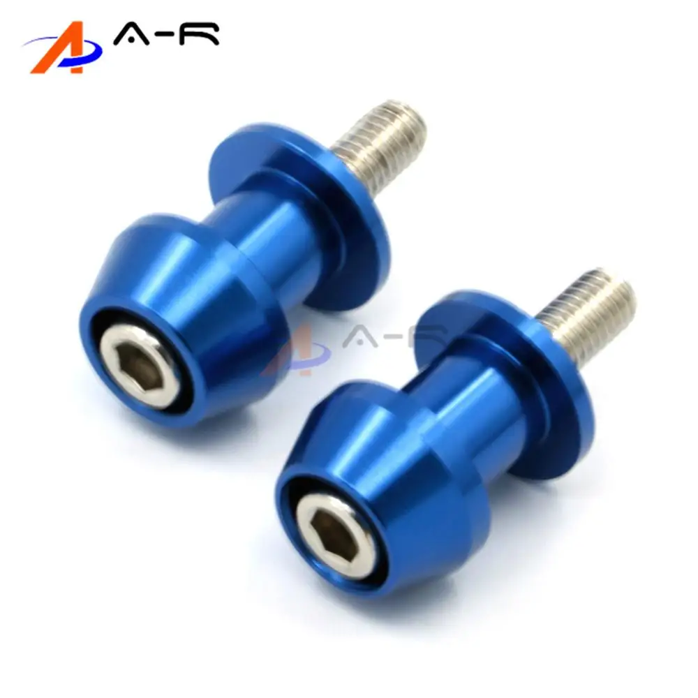 2X 8mm Swingarm Spools Stands Sliders Bobbins bolts screw for Honda CBR 600 900 1000RR For Kawasaki Suzuki GSR 650 750 | Автомобили и