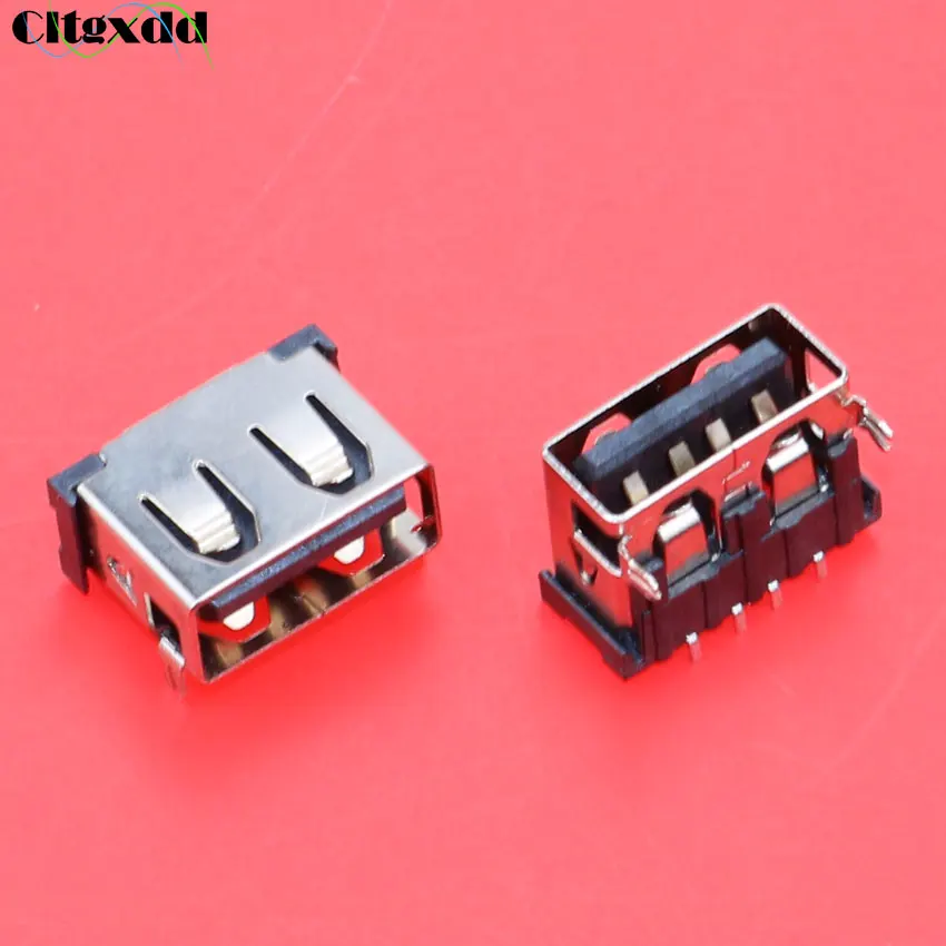 Cltgxdd 10 шт USB 2 0 Jack 4 pin гнездовой разъем для Lenovo/Asus/Dell/HP. .. Короткий корпус ноутбука