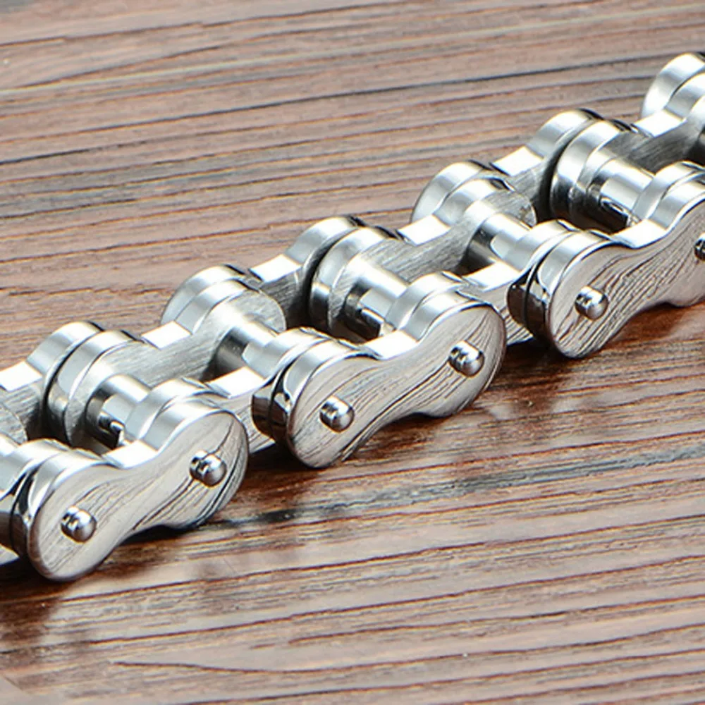 Хит продаж мужские ювелирные изделия серебряный тон нержавеющая сталь Тяжелый