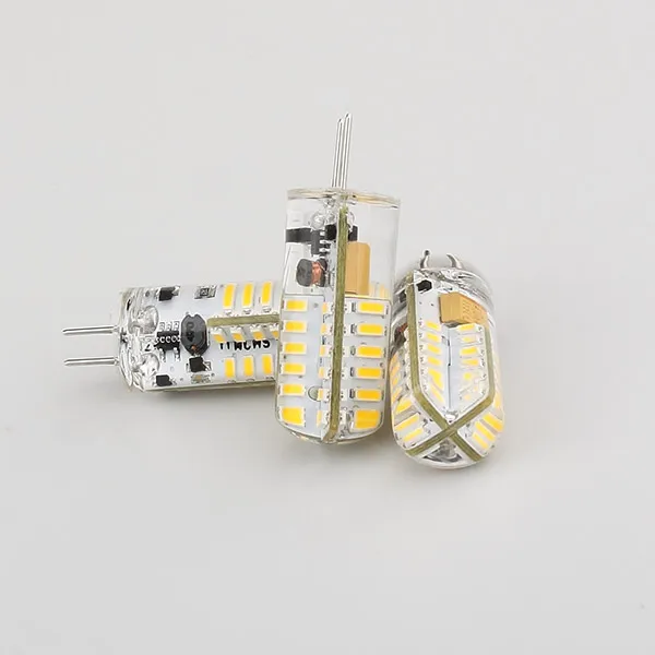 Капсула G4 светодиодная с защитой от IP 48 светодиодов 3014SMD супер яркая 12 В
