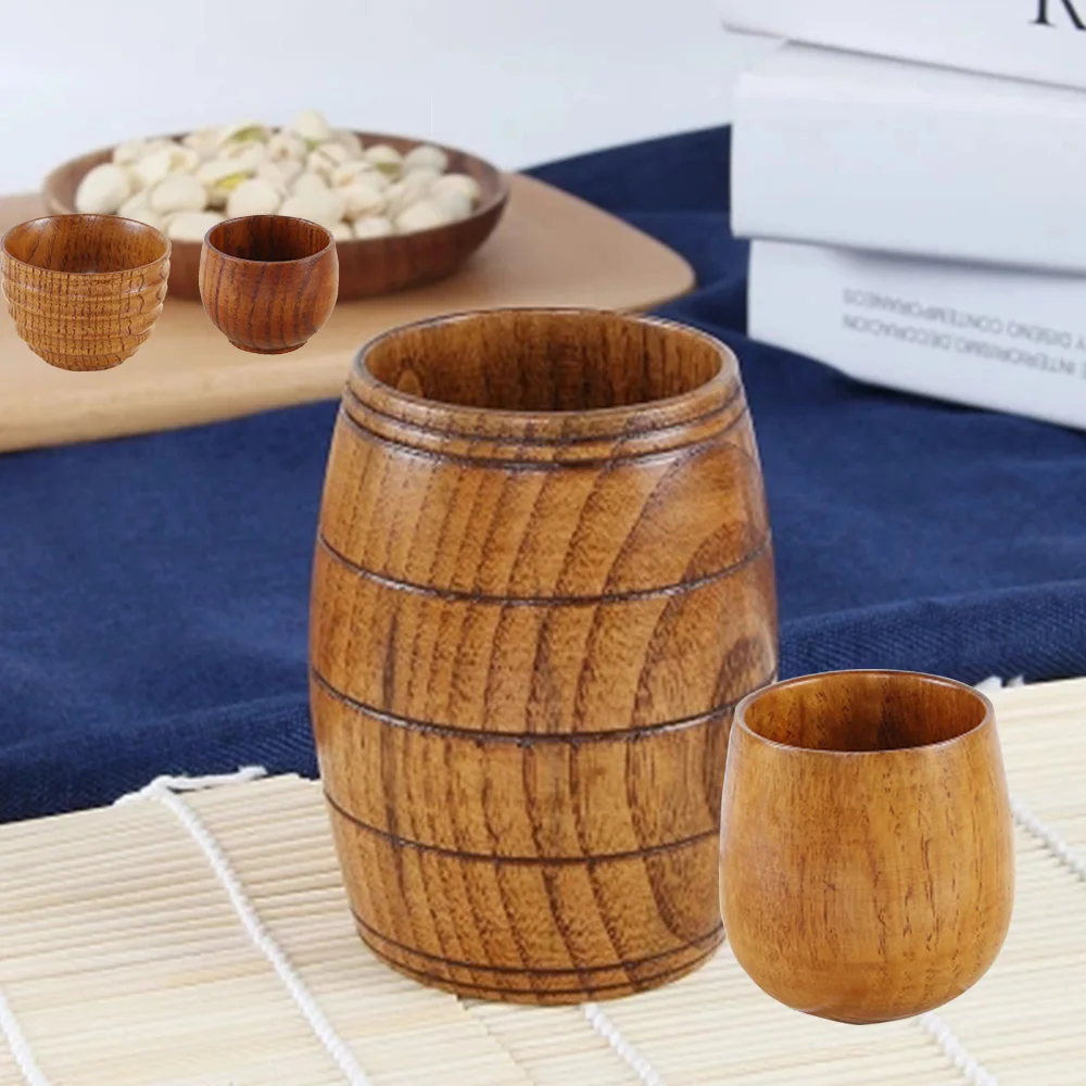 1 шт. деревянная кружка ручной работы в стиле ретро|Чашки и соусницы| |