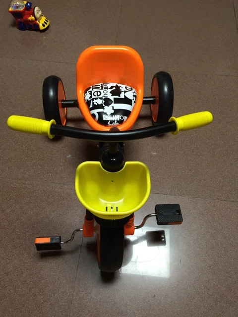 Портативный складной трехколесный велосипед для детей 2-5 лет простая детская