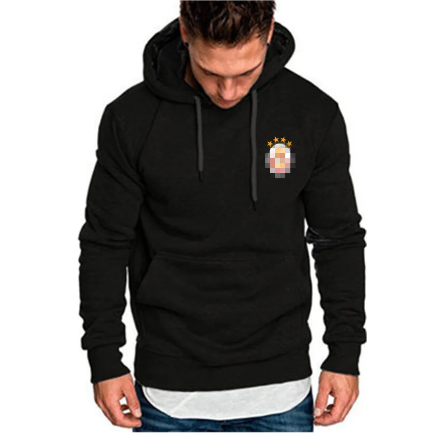Hoodies-Black 95% хлопок, логотип на заказ, Мужские штаны для бега, мужская спортивная одежда, спортивный костюм, штаны, обтягивающие спортивные штаны, спортивные штаны для бега - Цвет: Hoodies-Black