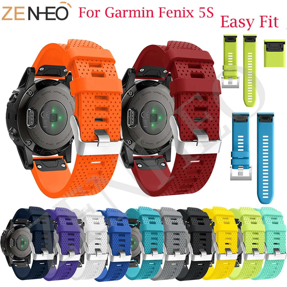 Силиконовый ремешок для часов Garmin Fenix 5S/5S Plus 5S|Ремешки часов| |