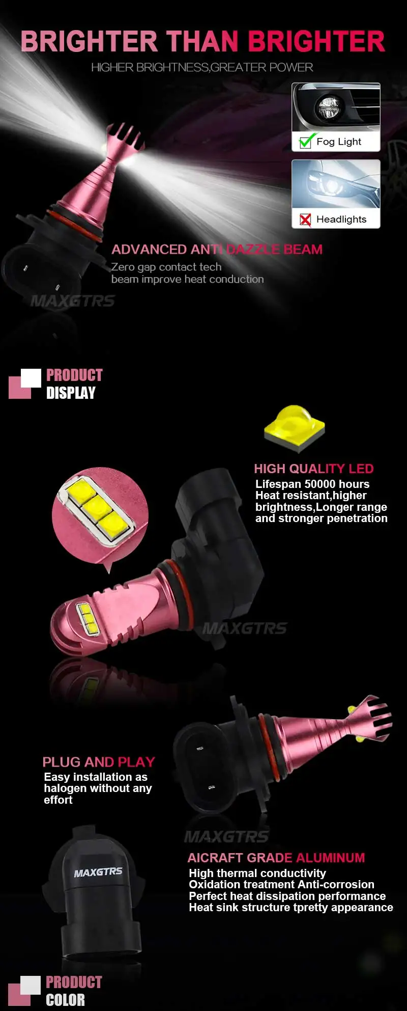 2x H1 H3 H8 H11 9005 9006 30 Вт CREE Чип СВЕТОДИОДНАЯ Лампа 6000 К белый 4300 К теплый белый дневной ходовой светильник Автомобильные противотуманные фары DRL