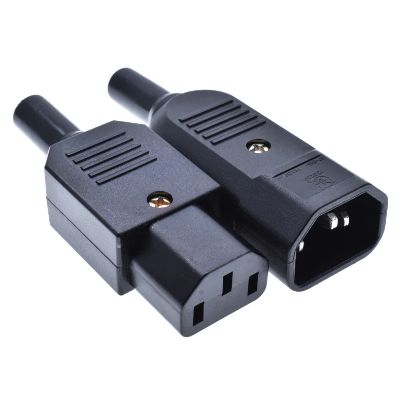 10 шт. 250 В 16 А высококачественный штекер IEC320 C14 C13 шнур Соединительный адаптер