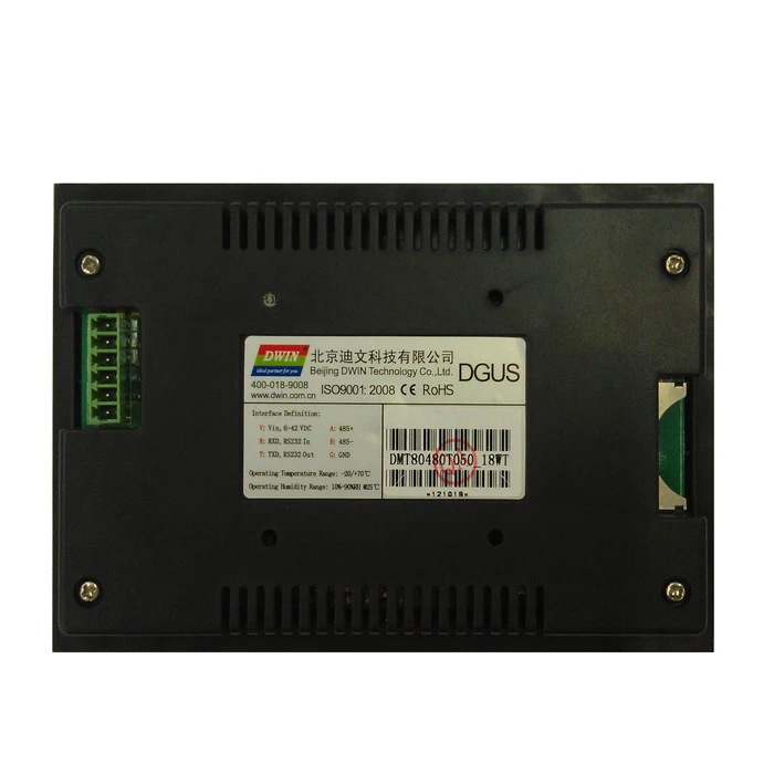 DMT80480T050_18WT 5 дюймовый погружной DGUS серийный экран HMI|ЖК-экраны и панели для