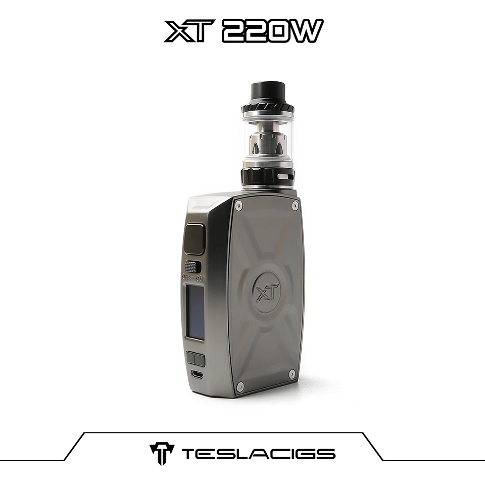 Оригинальный набор Teslacigs XT 220 Вт Tesla бокс мод Vape Tallica мини атомайзер 4 мл