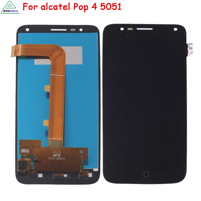 

Mobile Phone LCDs For Alcatel Pop 4 LCD Screen Display Phone Parts For Alcatel One Touch Pop 4 5051D 5051X 5051M 5051J
