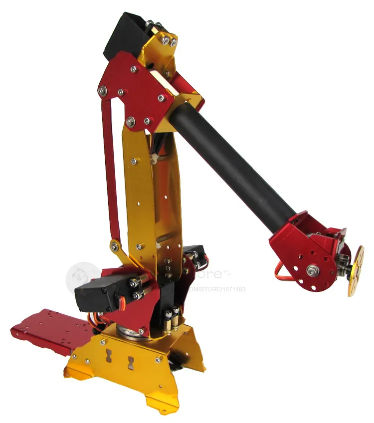 

LB colour ABB Industrial robots scaled model 6 DOF robotic arm Full Metal + Digital Servos for Teaching and Experiment