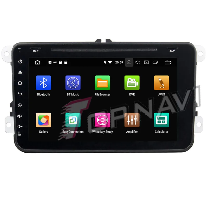 Автомобильный GPS навигатор Topnavi Android 9 0 медиа центр CD плеер для VW Magotan/Caddy/Passat Golf