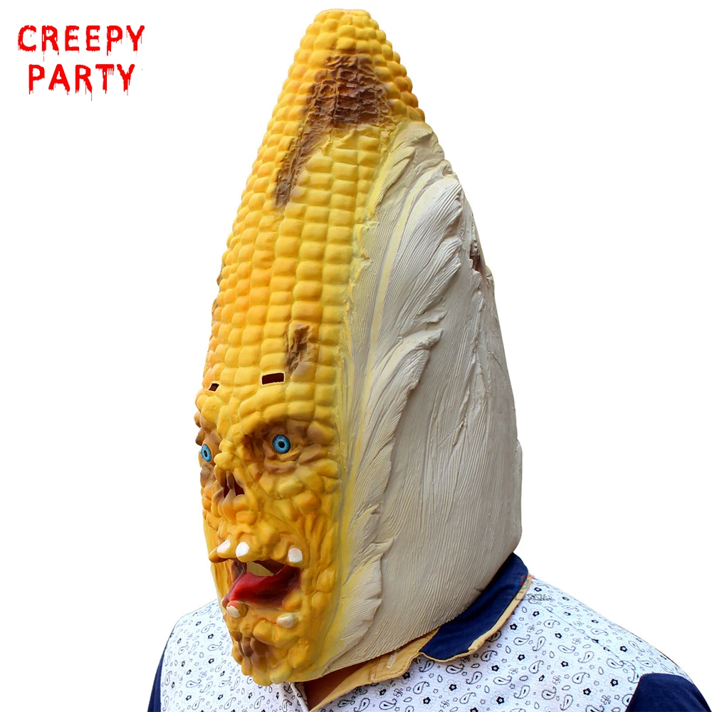 Кукурузы Монстр для наращивания на всю голову маска страшно реалистичный Laetx
