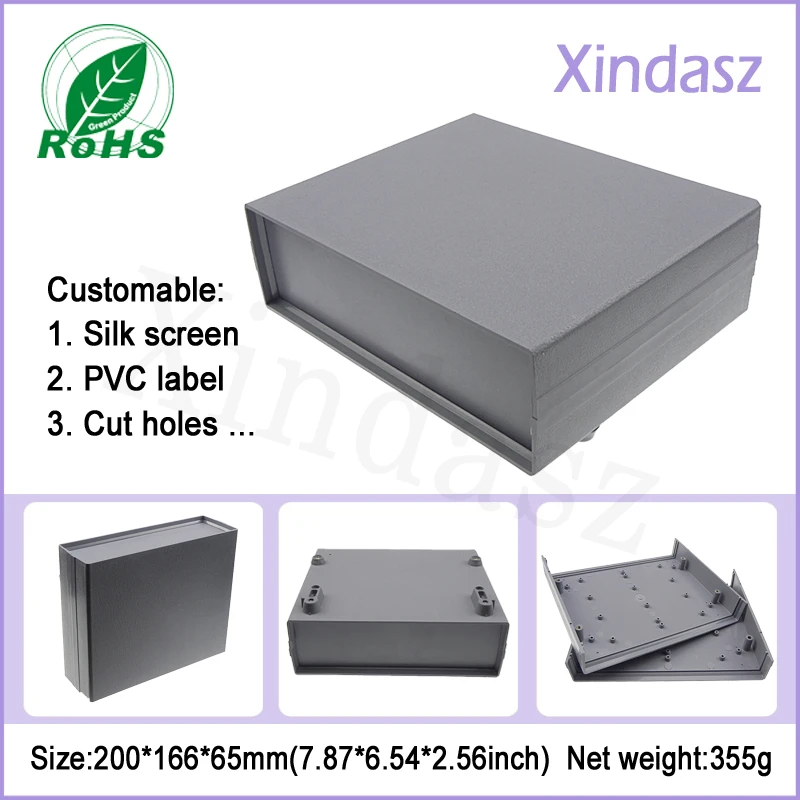 Пластиковый корпус для электроники 200*166*65 мм|box plastic|box boxbox electronic |
