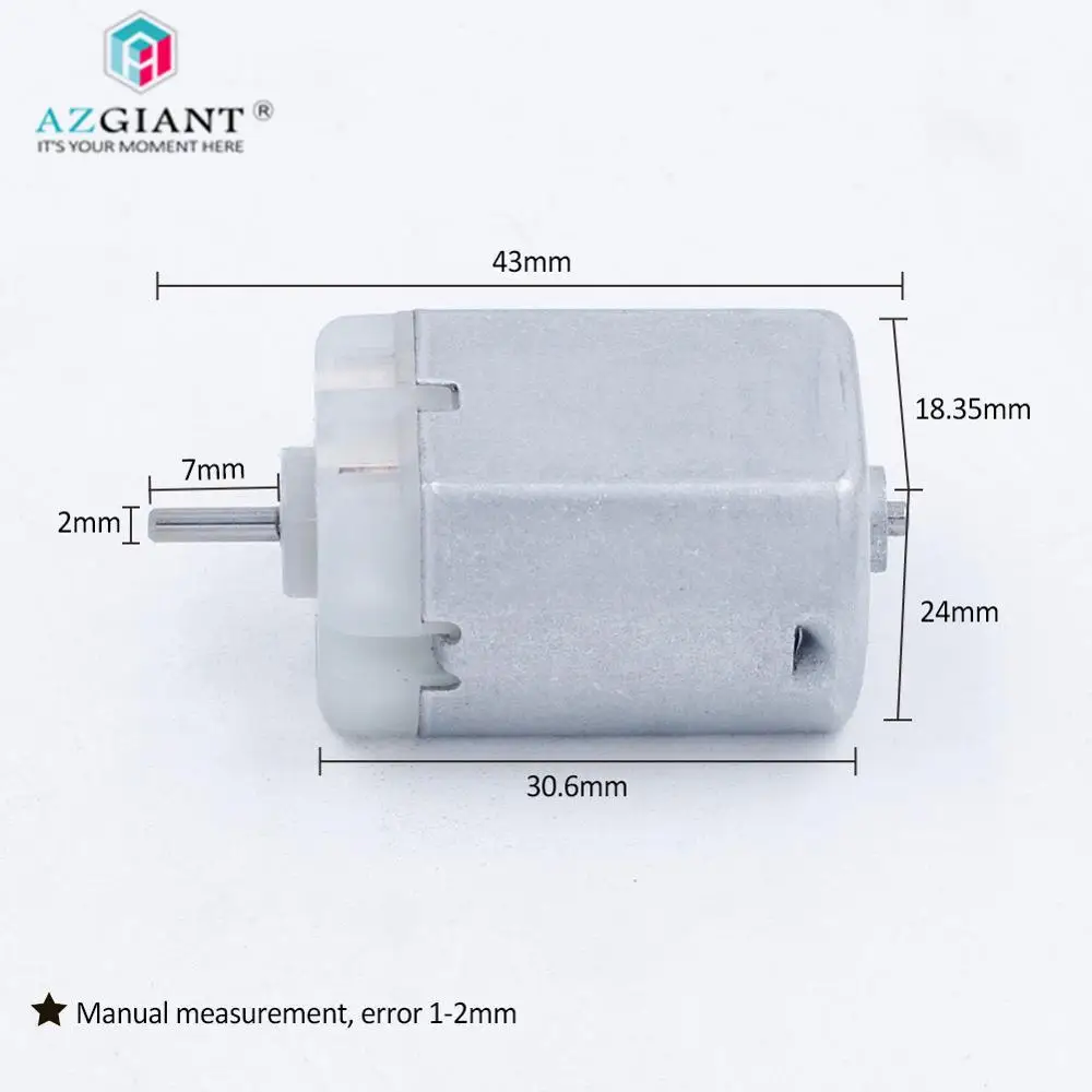 

8-16V FC 280PC SC 22125 микро DC Автомобильный Дверной замок мотор зеркало заднего вида мотор Высокоскоростной ЗАМОК ПРИВОД мотор FC-280PC-22125