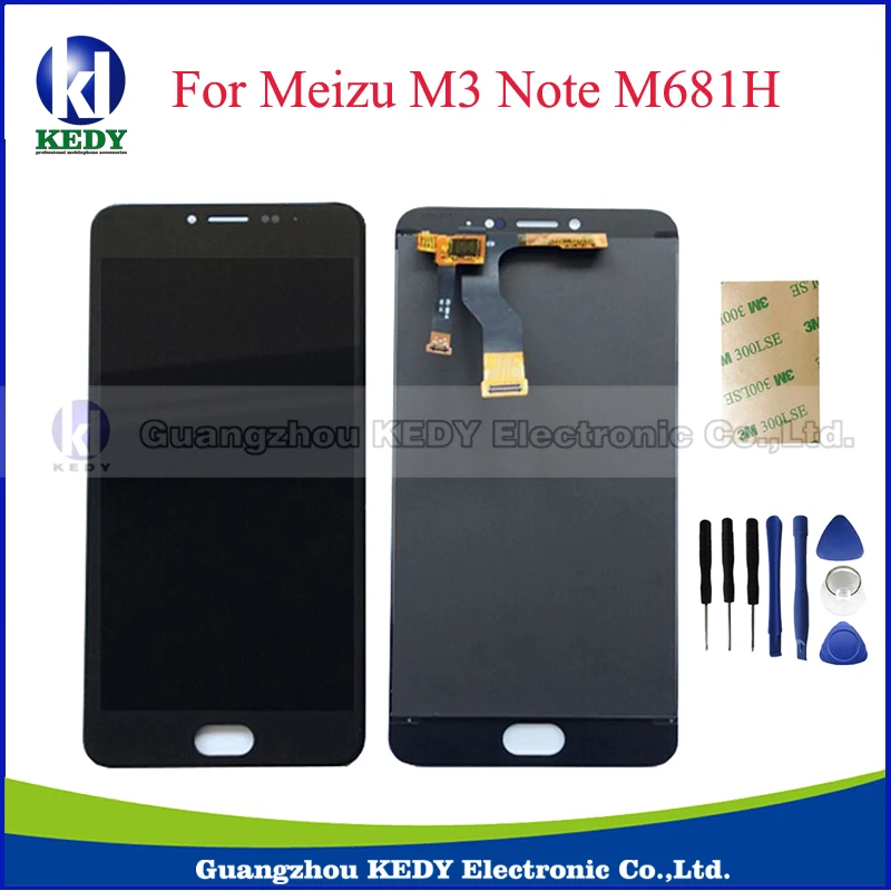 For Meizu M3 Note Meilan 3 M681H 5.5&quot LCD Display Touch Screen Digitizer Glass Panel Assembly + tools | Мобильные телефоны и