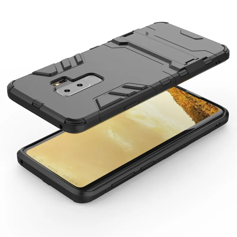 Cool Armor Case For Samsung Galaxy S9 plus Hybrid Shockproof Phone Cases for samsung galaxy Anti-knock Kickstand Cover |