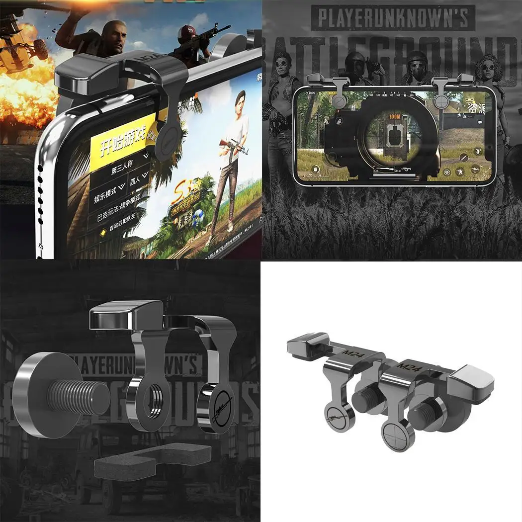 Унисекс мобильный игровой контроллер геймпад ручная ручка черная