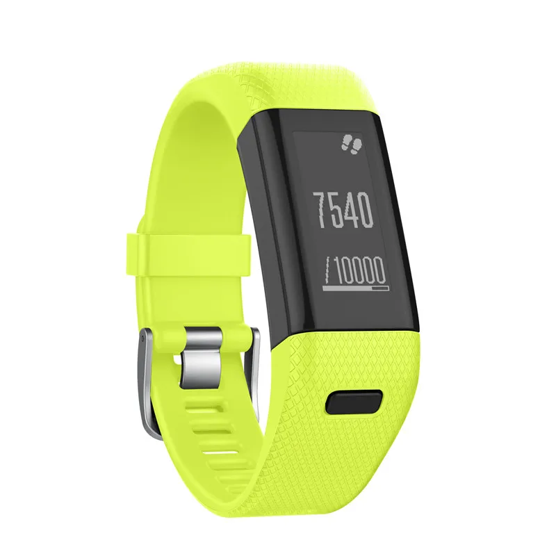 Спортивный силиконовый ремешок для часов Garmin Vivosmart HR + смарт браслет