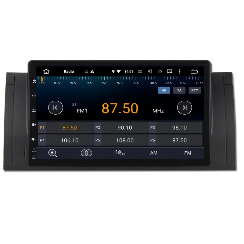 Android 9 1 RAM 1G четырехъядерный 1024*600 1080P Din Автомобильный GPS dvd плеер для BMW E39 X5 M5 E38 E53 Can
