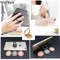 finger ring mobile phone luxury metal stand holder for iphone huawei samsung smart round finger ring holder car bracket stand