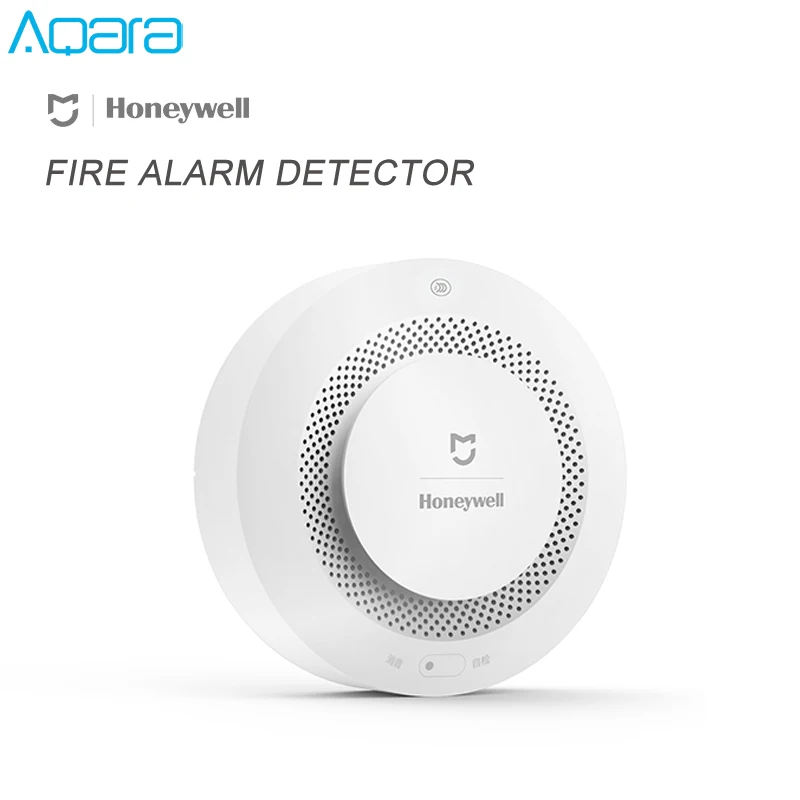 Оригинальный Aqara умный дом Honeywell детектор дыма звуковая визуальная сигнализация
