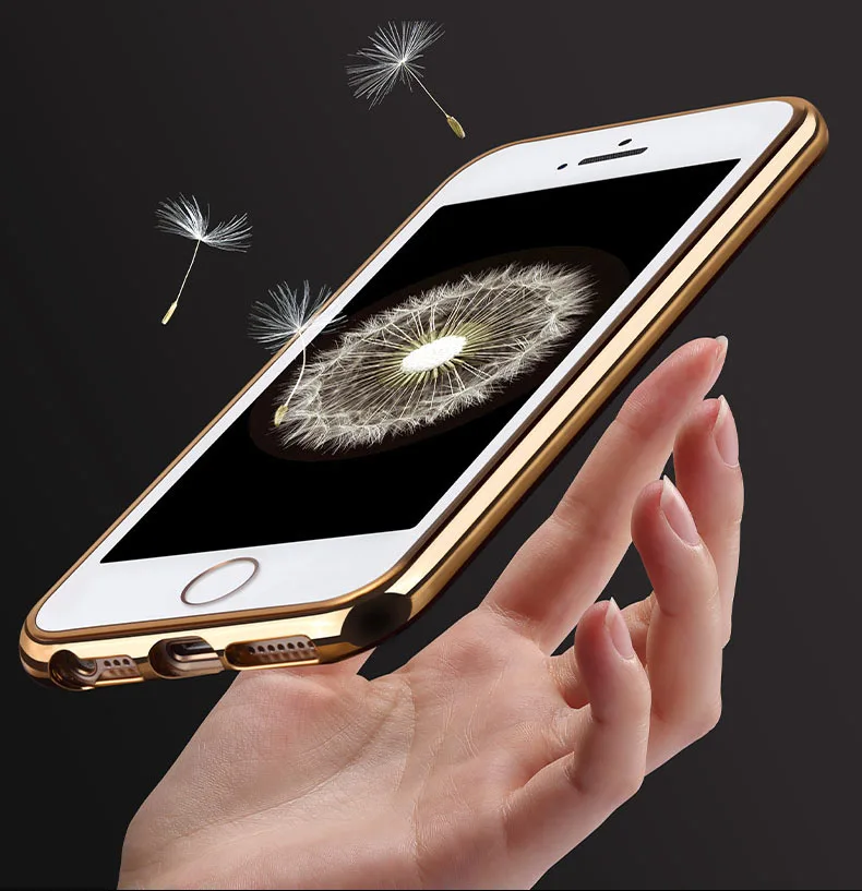 Роскошный силиконовый чехол Yoteen для iphone 6s Plus прозрачный мягкий из ТПУ iPhone SE |