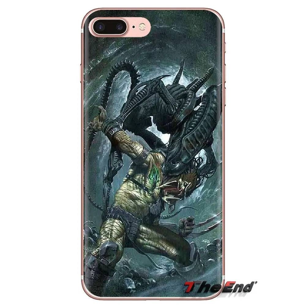 Мягкий силиконовый чехол для Huawei G7 G8 P7 P8 P9 P10 P20 P30 Lite Mini Pro P Smart Plus 2017 2018 2019 alien vs predator