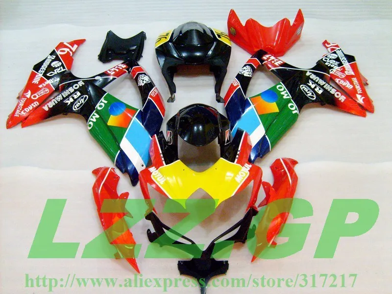 

Injection For colorful SUZUKI HOT 08-10 GSXR750 2008 2009 2010 GSXR 600 750 GSXR600 K8 08 09 10 Fairing