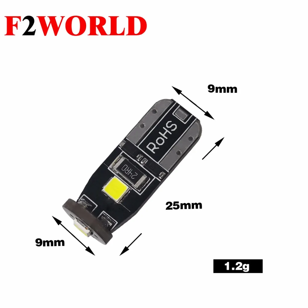 10 шт. T10 3030 3SMD 12V Светодиодные Автомобильные лампы освещения PCB база парк W5W сигнал