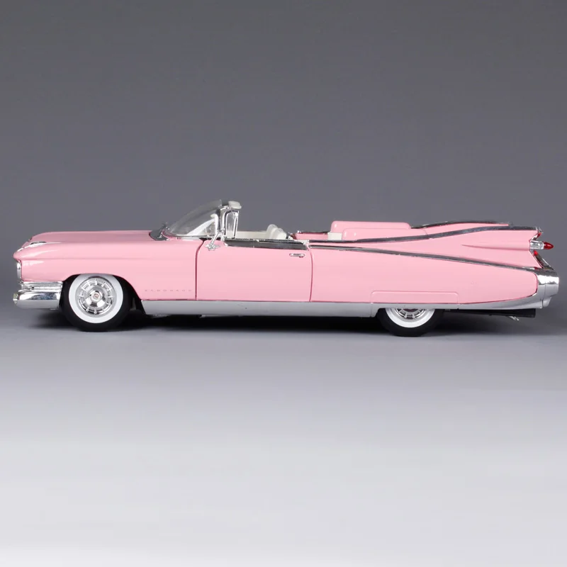 Maisto 1:18 1959 cadillac eldorado biarritz розовый автомобиль литой лимузин литые модели автомобилей подарок для мужчин 36813