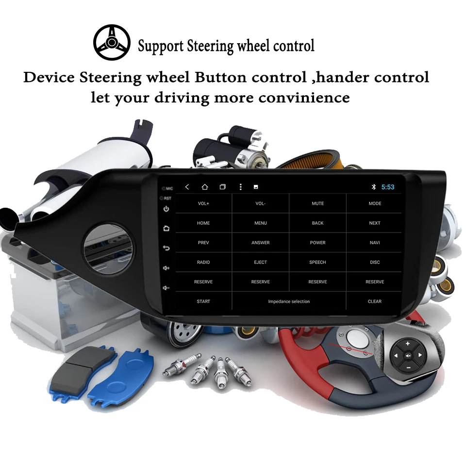 2din 9 &quotAndroid 10 0 автомобильный мультимедийный плеер 4G LTE 6 + 128G GPS навигация для 2012 2013