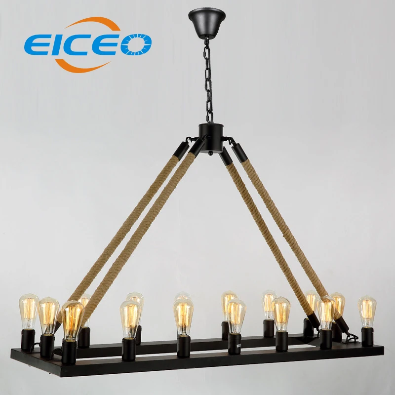 구매 (Eiceo) 새로운 미국 산업 마 레트로 샹들리에 철 조명 바 성격 Led 펜 던 트 램프 매달려 램프 16 머리 저렴한 (Eiceo) 새로운 미국 산업 마 레트로 샹들리에 철 조명 바 성격 Led 펜 던 트 램프 매달려 램프 16 머리