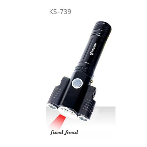 KS-739- T6+ XPE Мощный светодиодный фонарь, перезаряжаемый фонарь для кемпинга, походов, охоты и использования в помещении, KS-737 - Испускаемый цвет: KS-739-