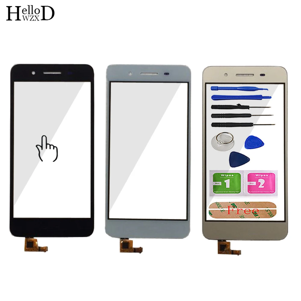 

5,0 ''мобильный сенсорный экран для Huawei Enjoy 5S GR3 сенсорный стеклянный экран дигитайзер панель объектив сенсор гибкий кабель инструменты клей