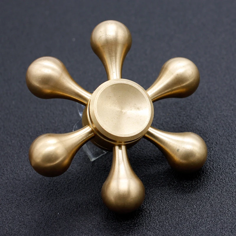 Колесо обозрения рука Spinner Непоседа игрушки латунь EDC сенсорными фокус счетчик