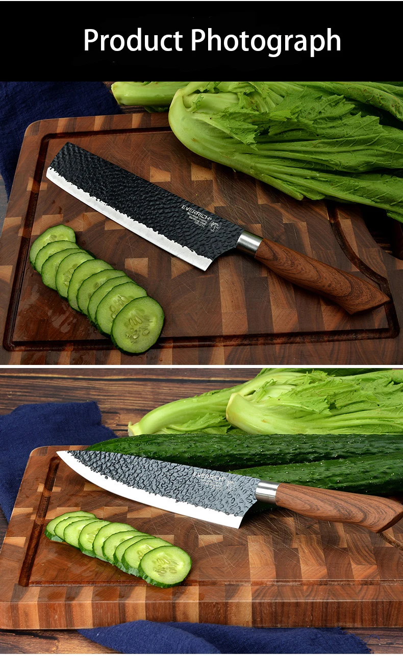 SHUOJI, лучший набор кухонных ножей, 6 шт., кованый кухонный нож с ножницами и керамическим Овощечистка, нож для накири, нож для очистки овощей, Подарочный чехол