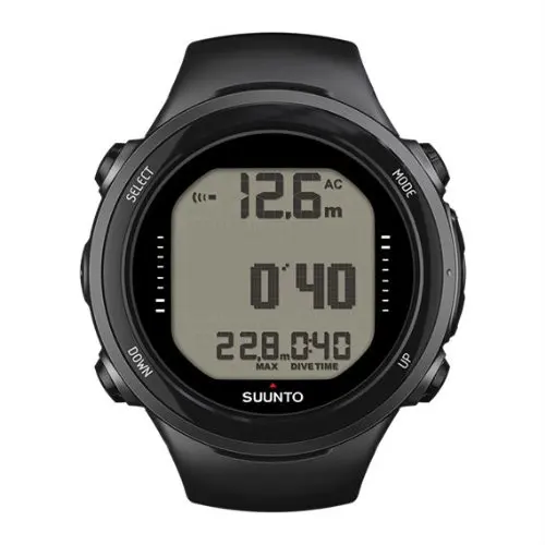 Suunto D4i Novo компьютер для подводного плавания с USB ныряющим компьютером для подводного плавания с трубкой - Цвет: Черный