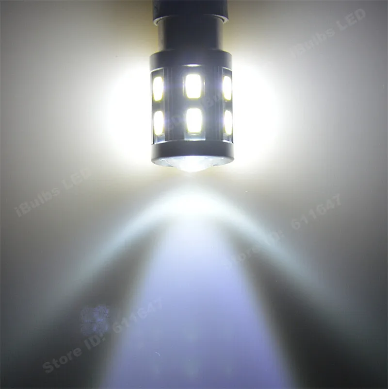 1 шт. высокое качество P21W/5 W 1157 BAY15D 12 SMD 5730 обратный светильник 5630 тормозной фонарь Поворотная сигнальная лампа Q5 Canbus OBC без ошибок
