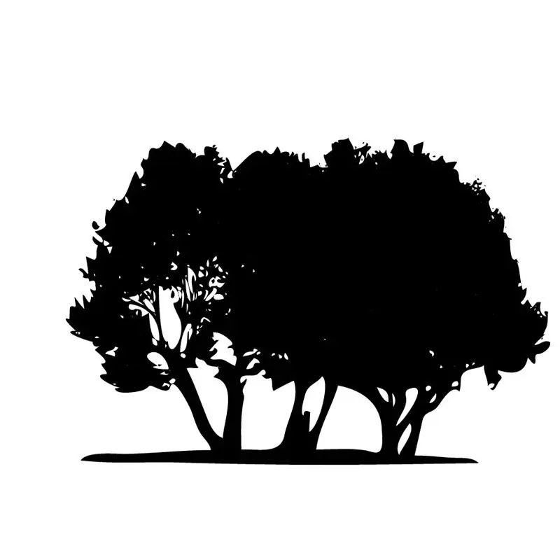 Наклейки на стену большое зеленое дерево акция Высококачественная Наклейка