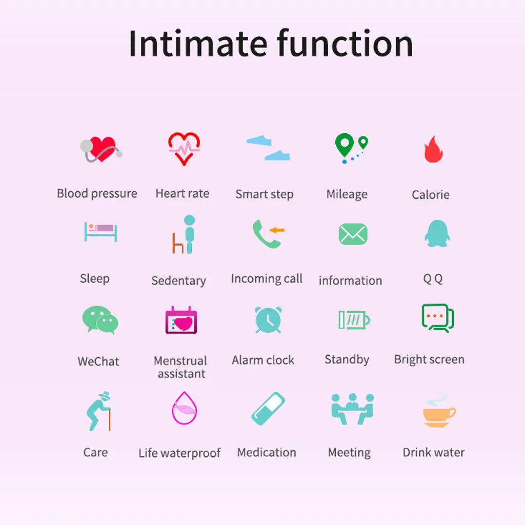 Smart Watch hot sales R6 Women Fashion Smart Watch Heart Rate Monitor Heart Rate Monitor Smartwatch