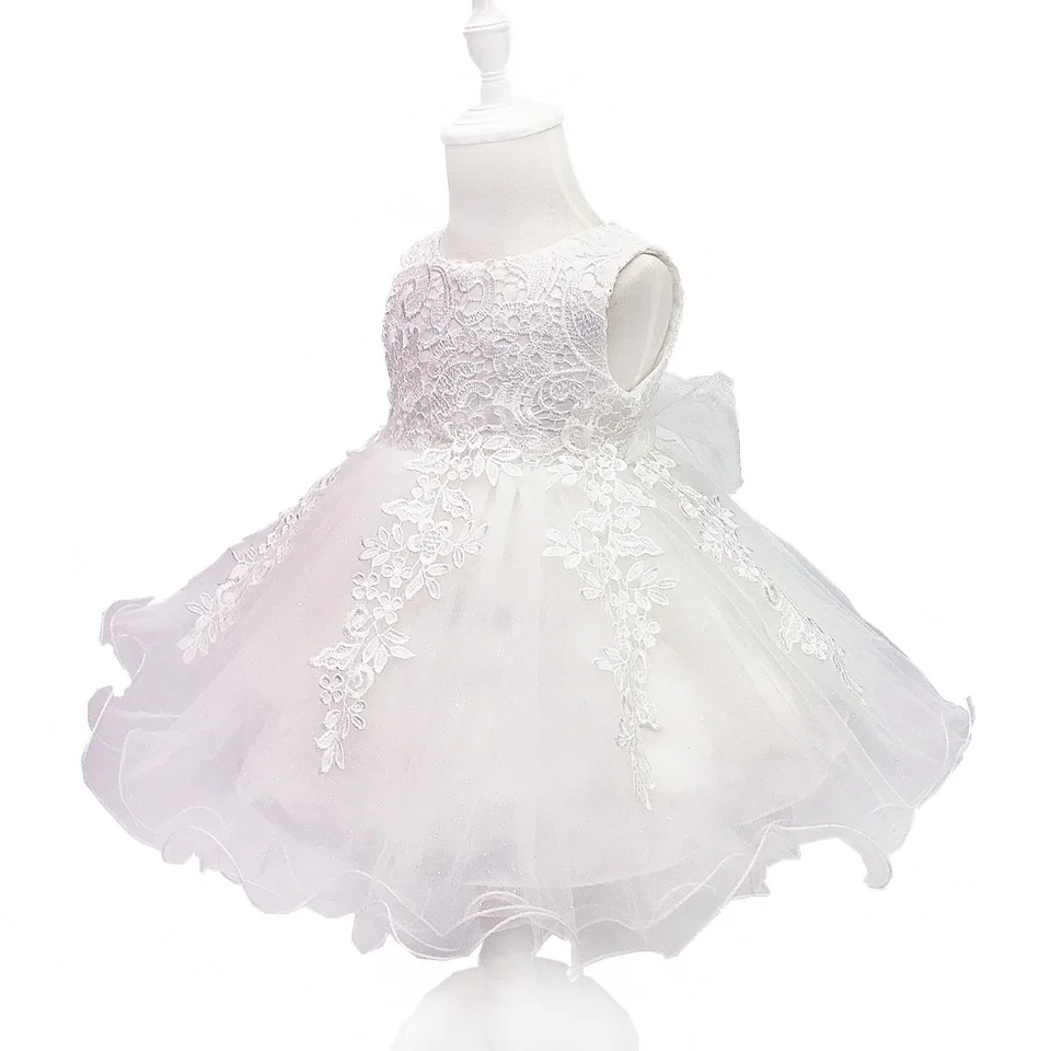 Хлопковые платья с подкладкой для младенцев от 6 месяцев до 24 месяцев Новое поступление года, кружевной топ, платье для малышей, платье для девочек 1 год, крестины день рождения