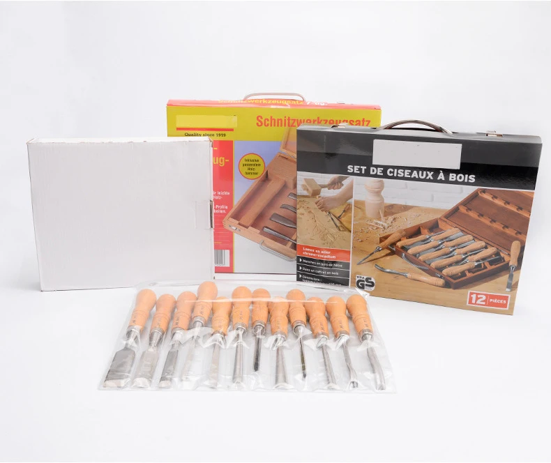 Professional Carving Chisel Wood Carving Hand Chisel Set Woodworking Professional Lathe Gouges Tools DIY Artcrafts Hand toos set