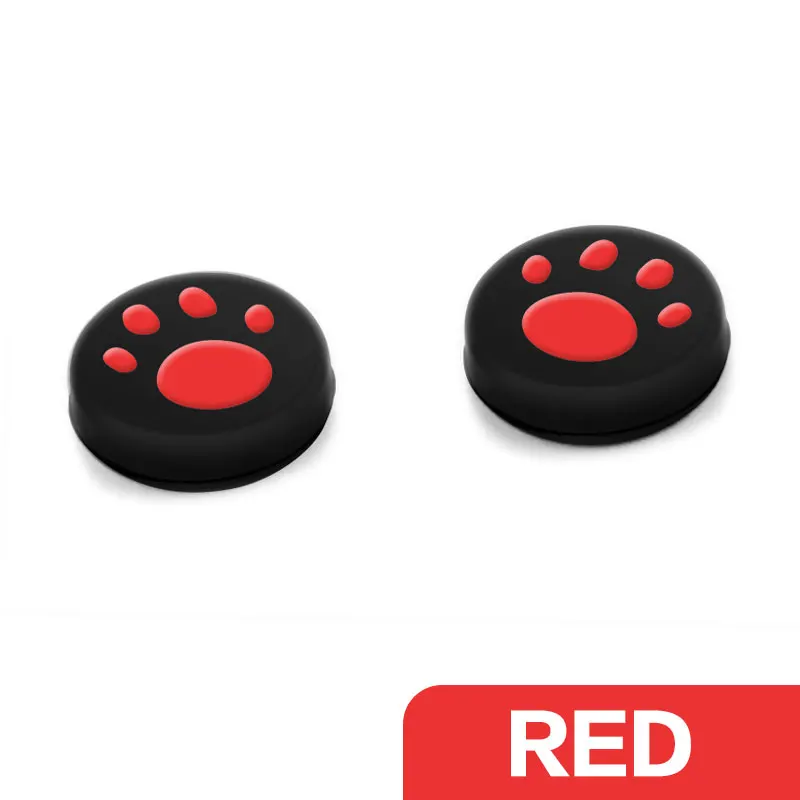Red 2 Pieces 2 шт. силиконовый джойстик аналоговый стик крышка чехол для SONY NAND переключатель PS4 кнопки контроллера Playstation 4 PS3 геймпад Xbox One - Цвет: Red 2 Pieces