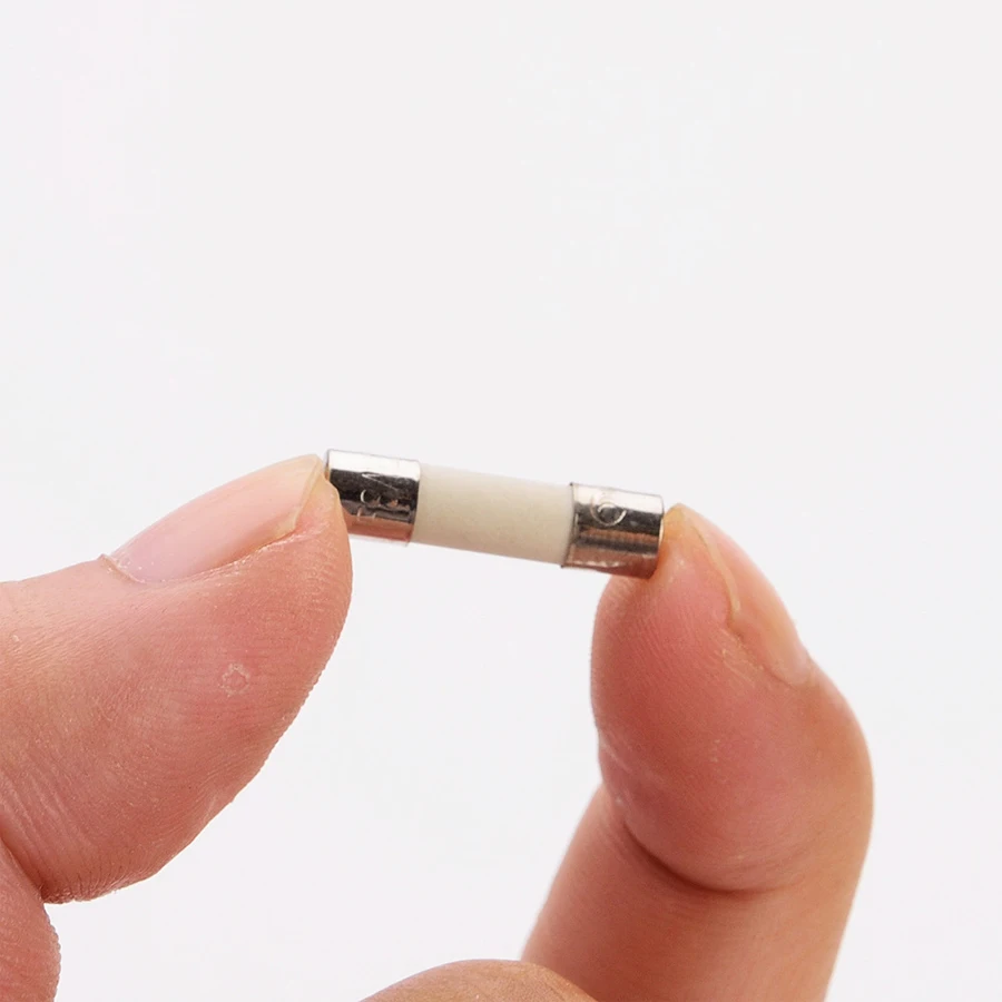 100 шт. Высокое качество Белый Керамический автомобильный предохранитель 5x20 мм