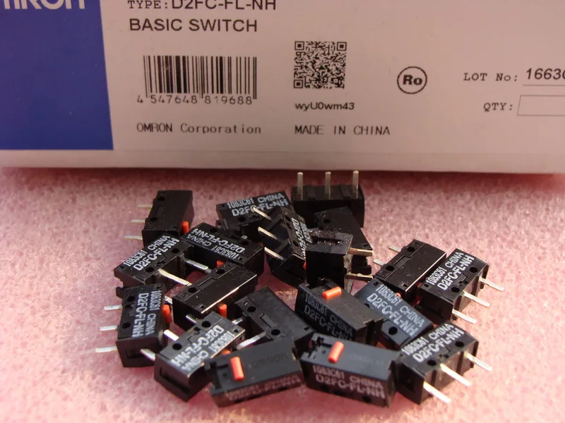 Оригинальный OMRON D2FC FL NH красная точка мышь микро переключатель промышленный